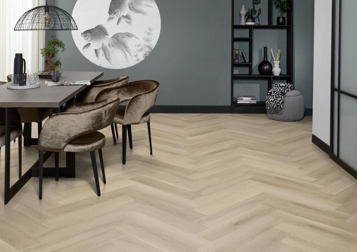 Floorlife - Yup mayfair - Visgraat - 7920301319 - Warm Oak - Dryback