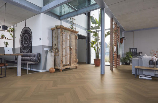 Floorlife - Yup Sutton Herringbone - 9030150319 - Natural - Dryback