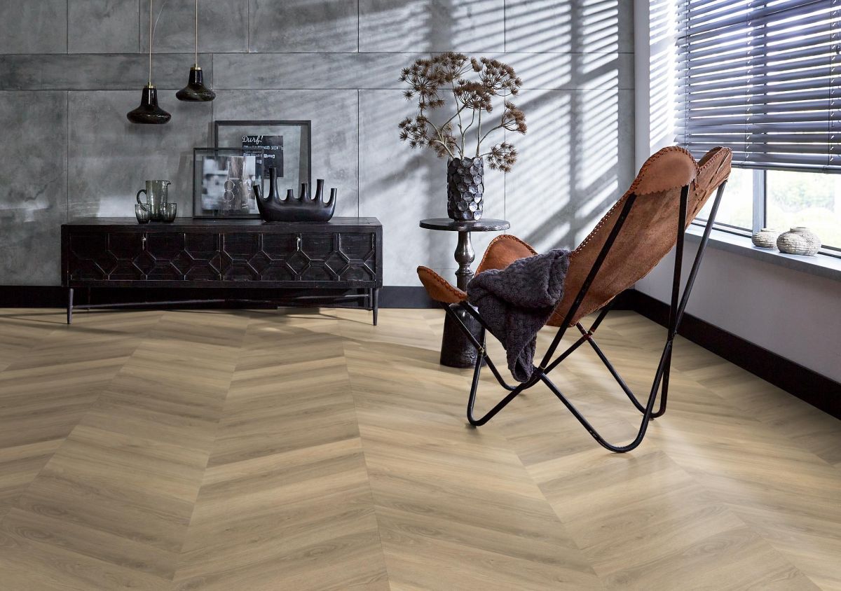 Floorlife - Yup Chevron - 9073250419 - Beige - Dryback