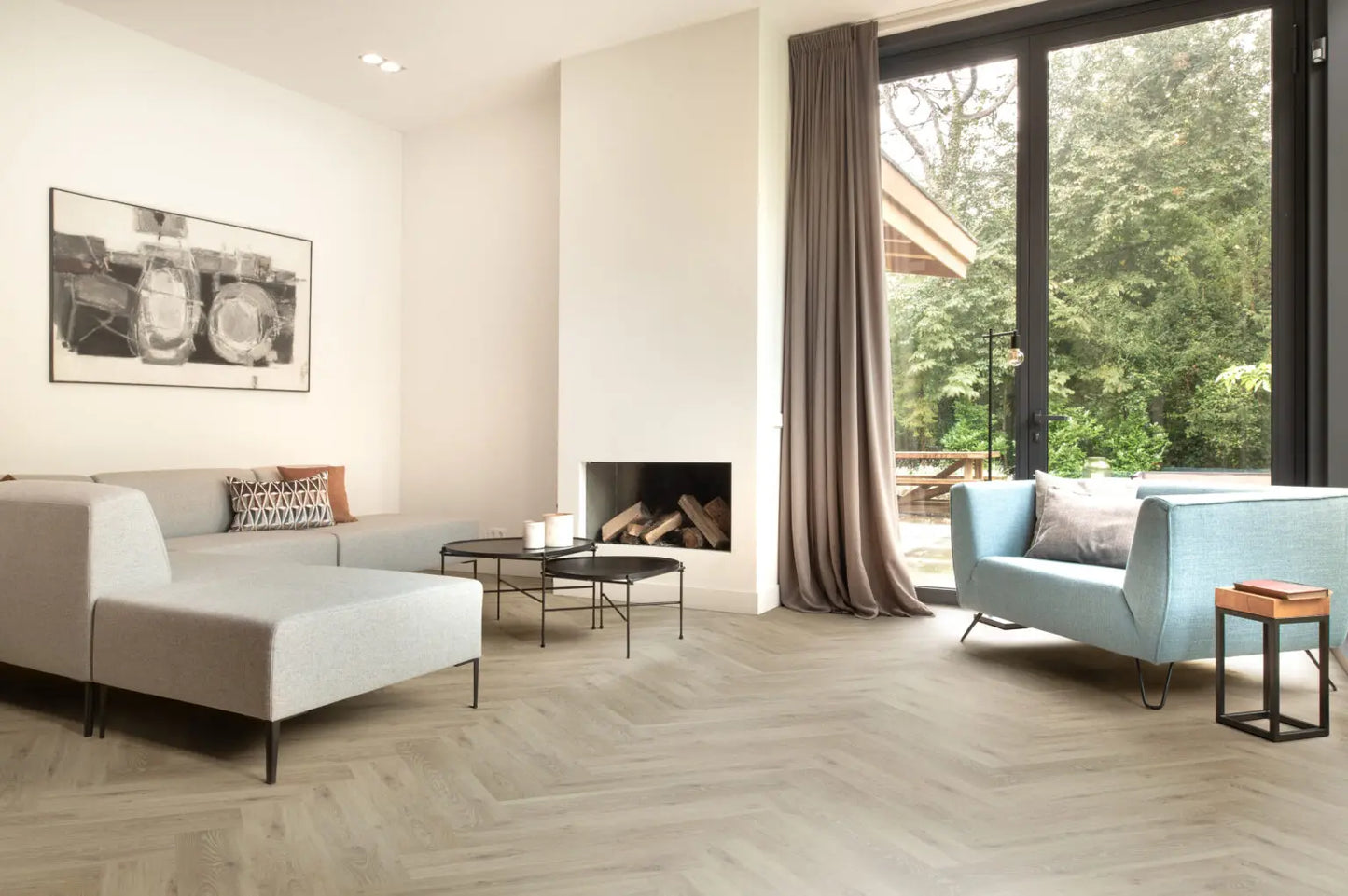 Hebeta - Chamonix - Visgraat XL - 77804 - Eiken Rustiek Naturel - Dryback