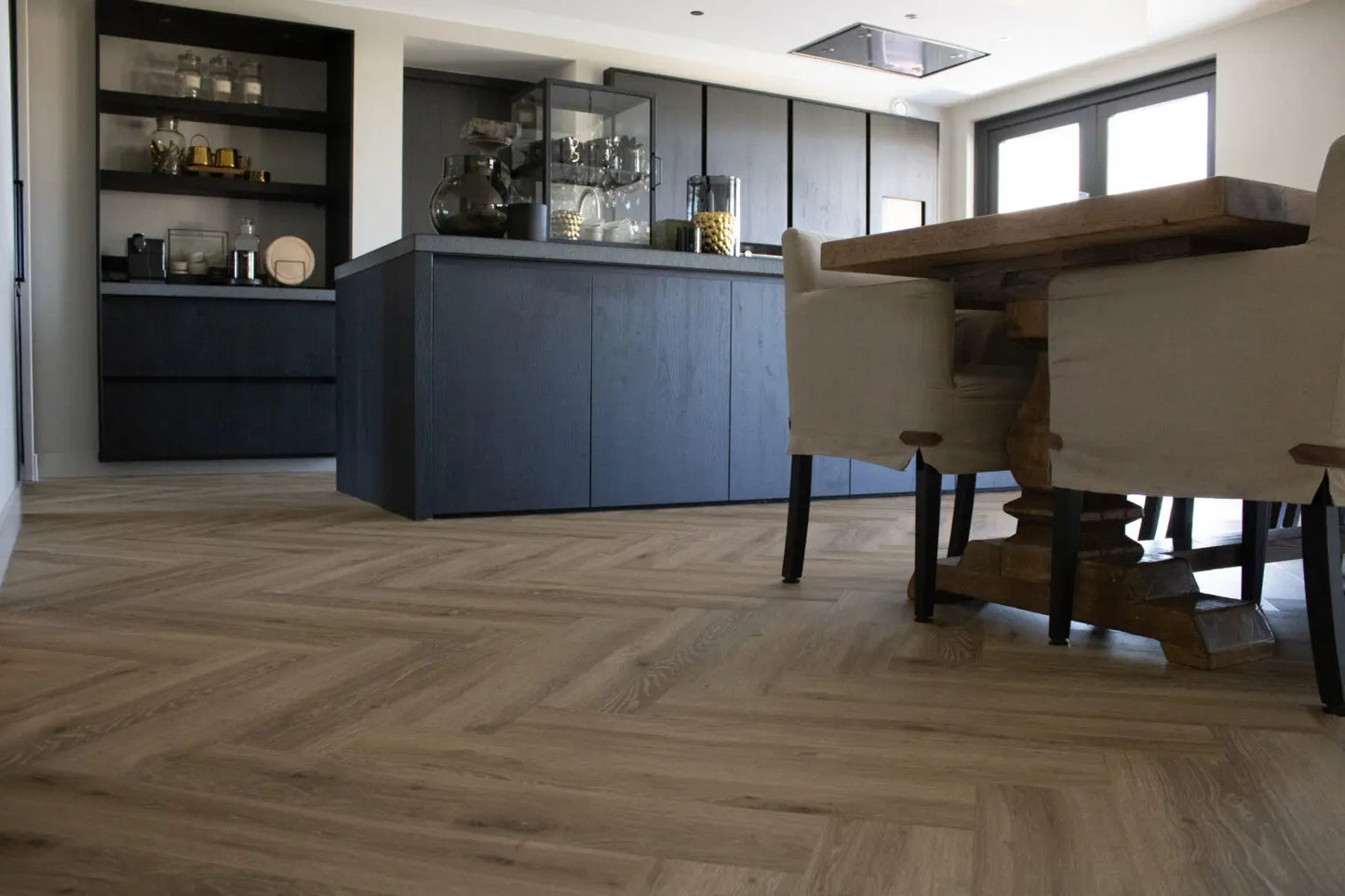 Hebeta - Chamonix - Visgraat XL - 77813 - Rustiek Eiken Gerookt - Dryback