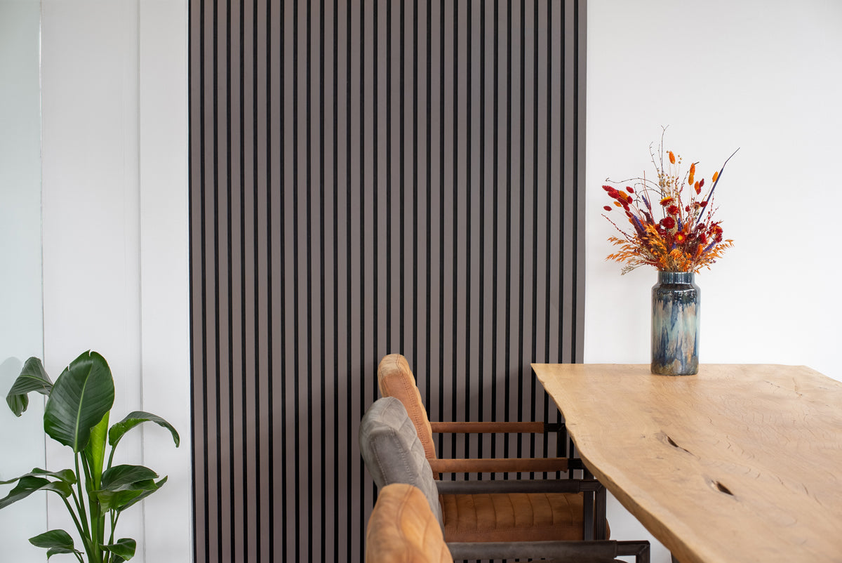 Akupanel XL Wandpaneel - Lino Grijsbruin - Floer - FLR-9079