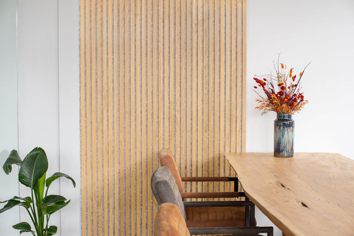 Akupanel XL Wandpaneel - Onbehandeld Eiken Grijs - Floer - FLR-9075