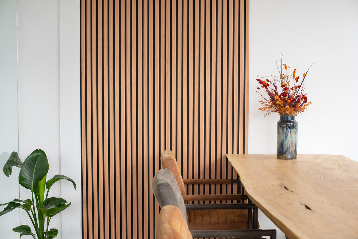 Akupanel XL Wandpaneel - Mahonie Naturel - Floer - FLR-9071