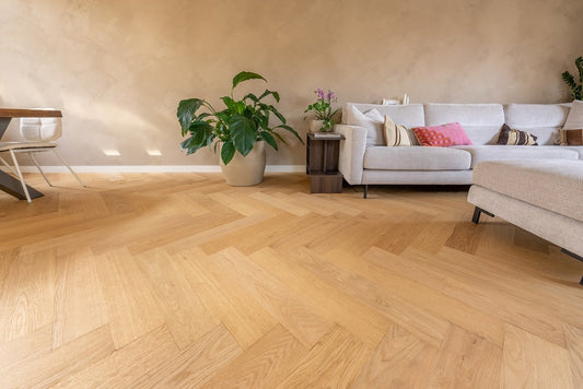 Floer - Hybride Hout - Natuur Eiken Visgraat - FLR-5017