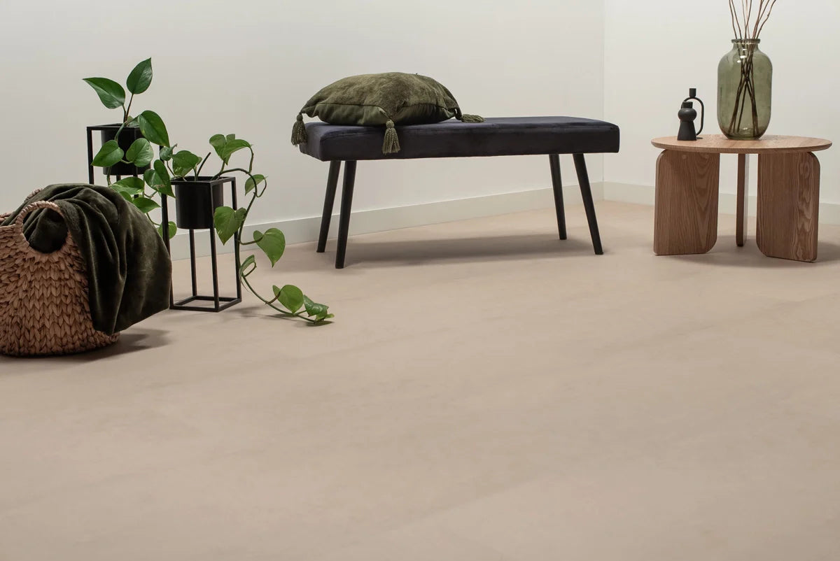 Floer - Tegel - FLR-3609 - Betonlook Beige - Dryback - Megamat