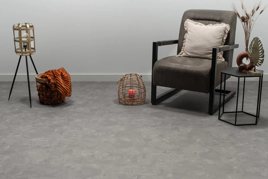 Floer - Tegel - FLR-3608 - Betonlook Grijs - Dryback - Megamat