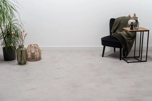 Floer - Tegel - FLR-3613 - Betonlook Lichtgrijs - Dryback - Megamat
