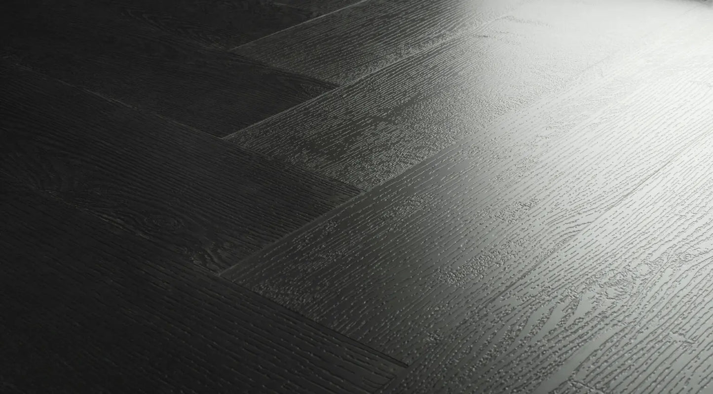 Hebeta - Largo - Visgraat XL - 77811 - Eiken Zwart - Dryback