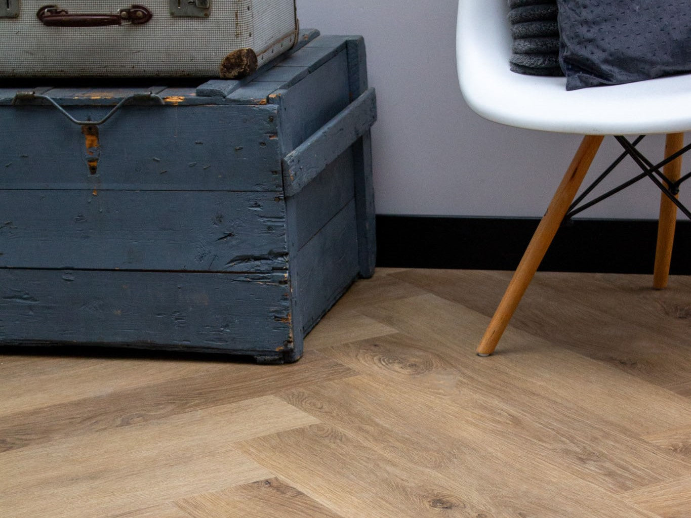 EKOFloors - Excellent Herringbone Dryback - Brussel Rijn - Visgraat