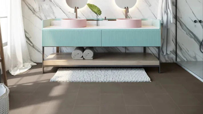 Invictus Maximus - Concrete Crush - Charcoal 99 - Tegel Motief - Dryback