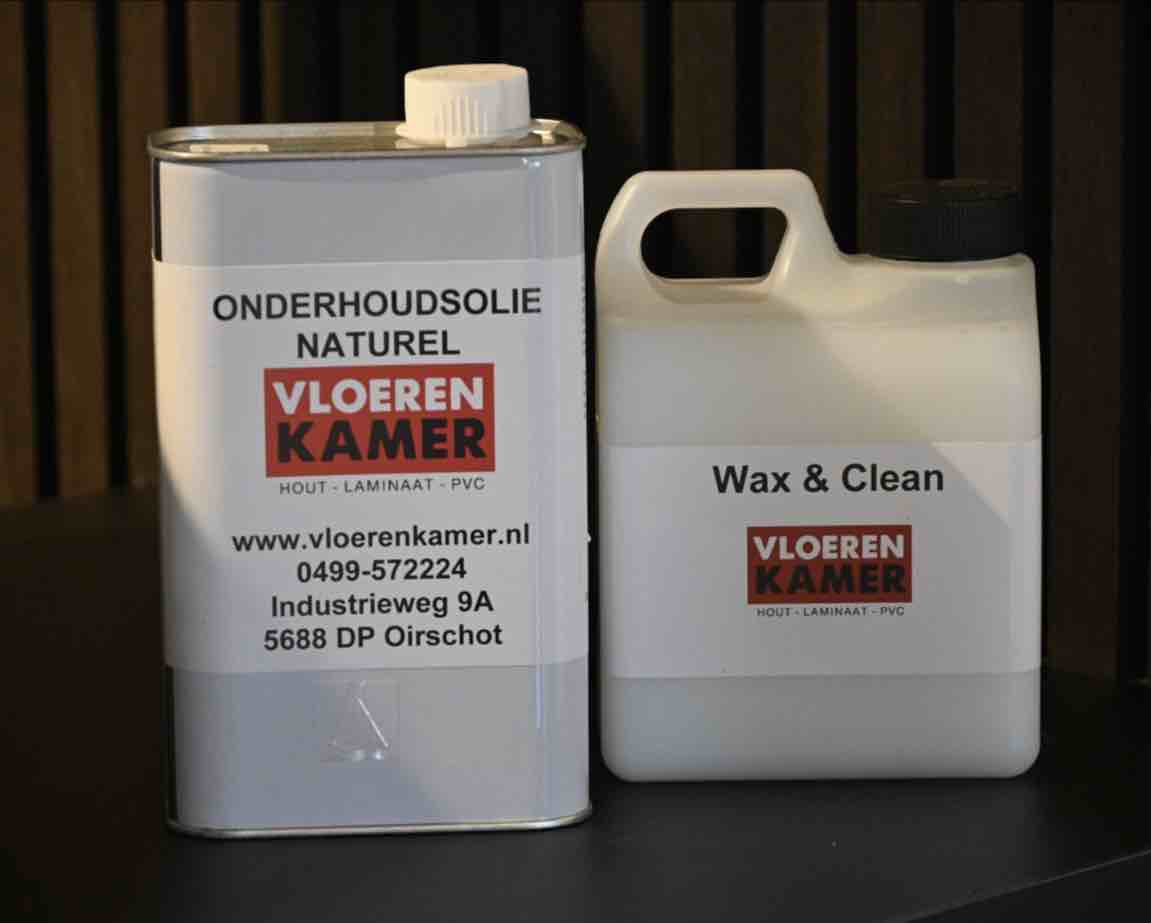 Onderhoudspakket Wax & Clean + NATUREL onderhoudsolie