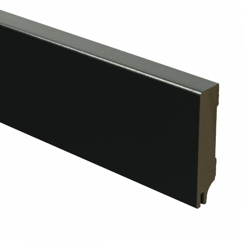 MDF Moderne plint 70x15 RAL 9005