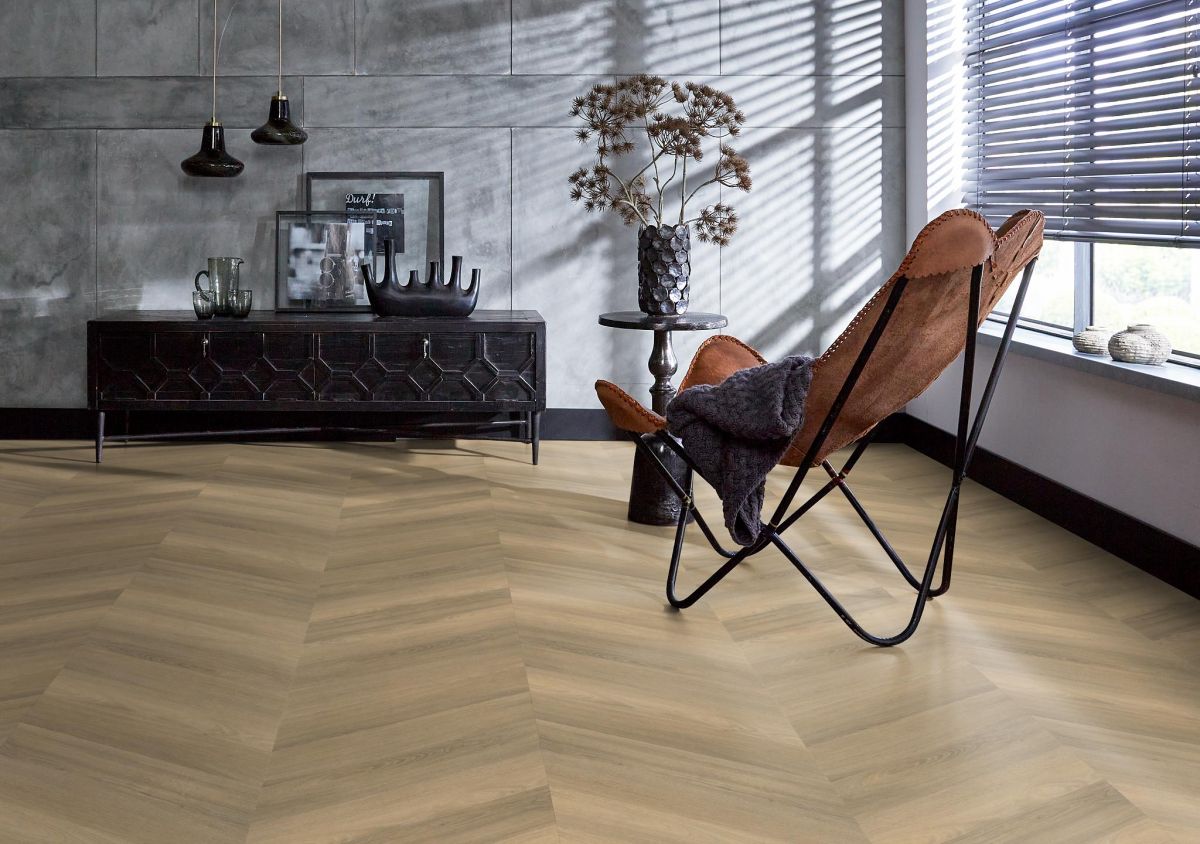 Floorlife - Yup Chevron - 9073250319 - Natural - Dryback