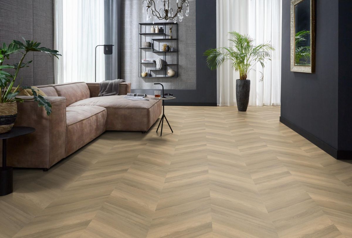 Floorlife - Yup Chevron - 9073250319 - Natural - Dryback