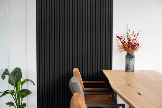 Akupanel XL Wandpaneel - Lino Zwart - Floer - FLR-9078