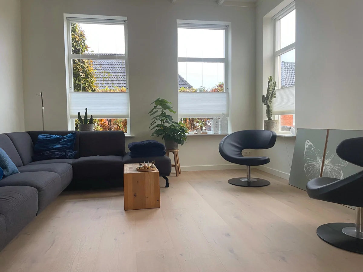 Floer - Hybride Hout - Gerookt Wit Eiken Rustiek - FLR-5005