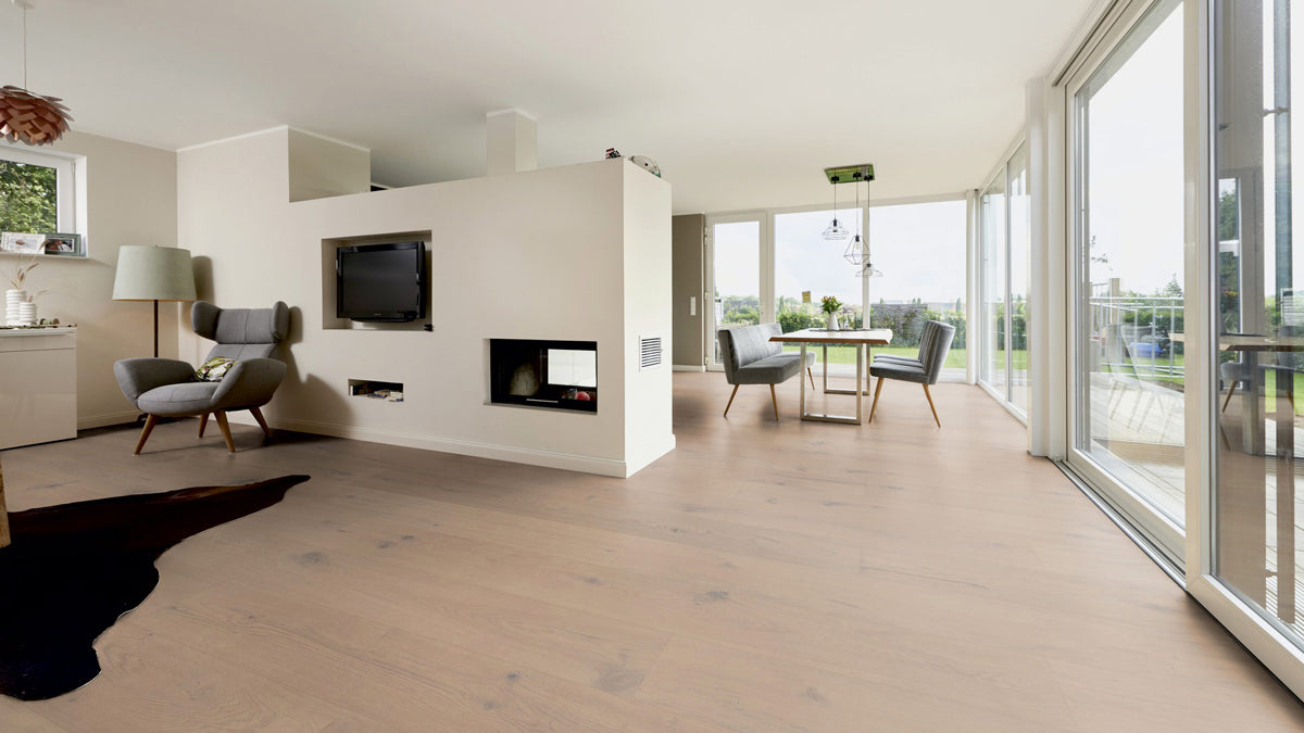 Floer - Hybride Hout - Gerookt Wit Eiken Rustiek - FLR-5005