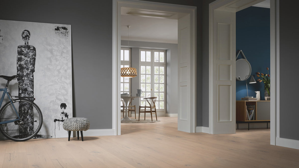 Floer - Hybride Hout - Gerookt Wit Eiken Rustiek - FLR-5005