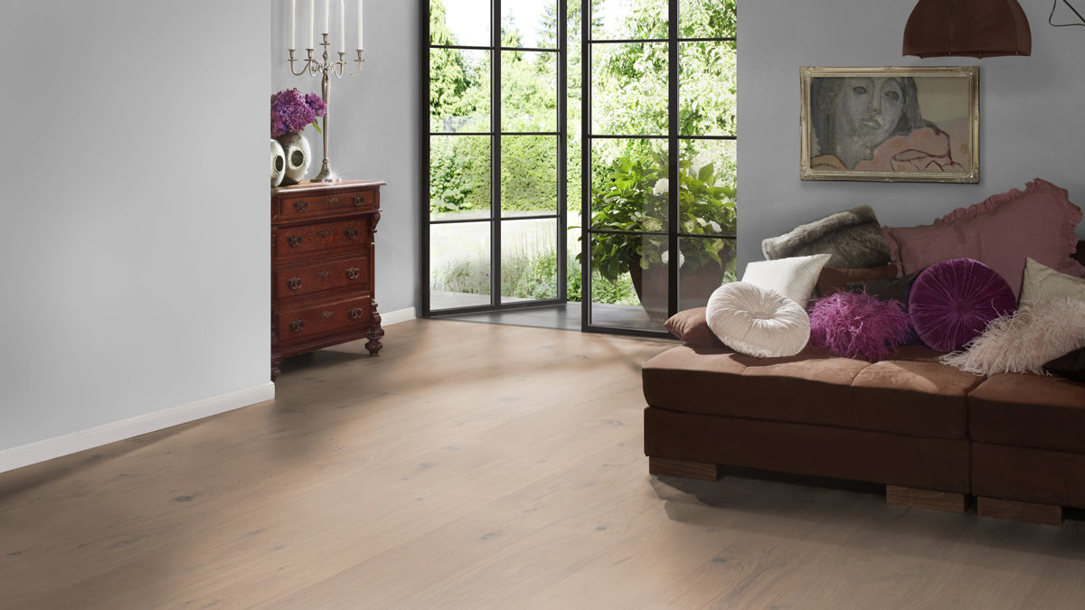 Floer - Hybride Hout - Gerookt Wit Eiken Rustiek - FLR-5005