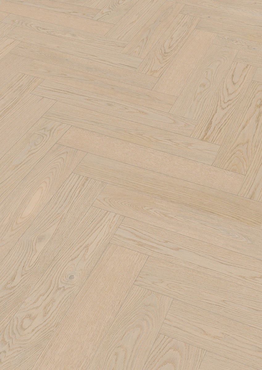 Floer - Hybride Hout - Wit Eiken Visgraat - FLR-5016