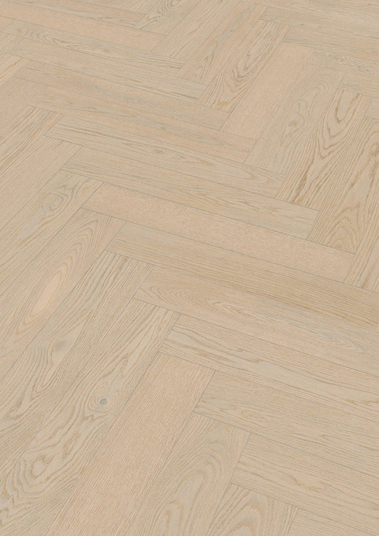 Floer - Hybride Hout - Wit Eiken Visgraat - FLR-5016