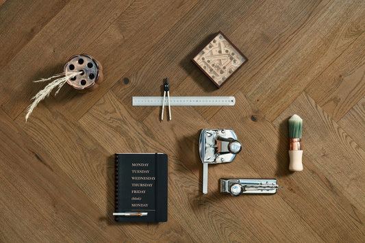 Floer - Hybride Hout - Warmbruin Eiken Visgraat - FLR-5019