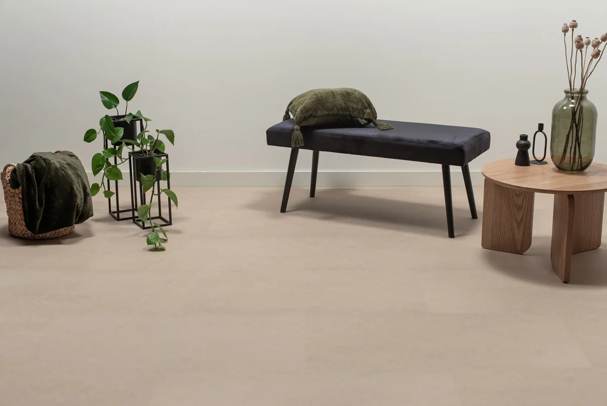 Floer - Tegel - FLR-3609 - Betonlook Beige - Dryback - Megamat