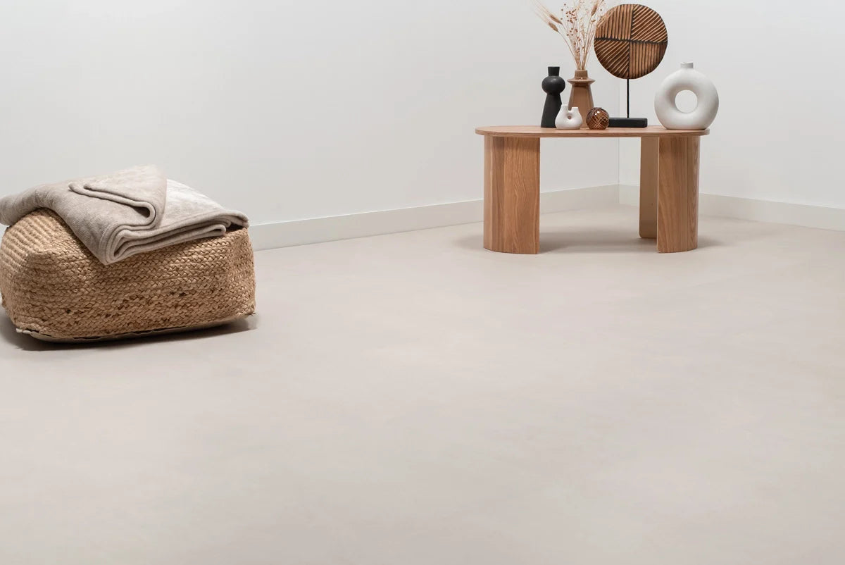 Floer - Tegel - FLR-3611 - Betonlook Zand - Dryback - Megamat
