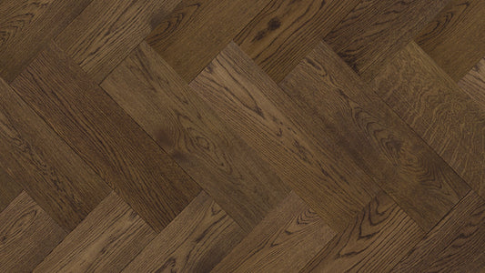 Floer - Carbon Zwart Geolied - FLR-4014 - Visgraat Rustiek Eiken Multiplank
