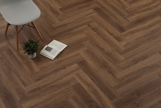 Green Flor - Modern Vintage Visgraat - Dryback