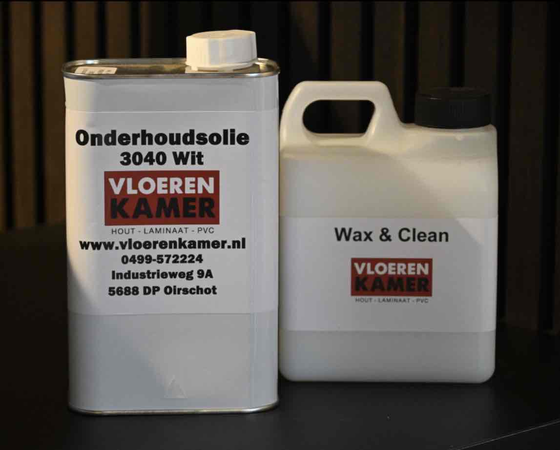 Onderhoudspakket Wax & Clean + WITTE onderhoudsolie