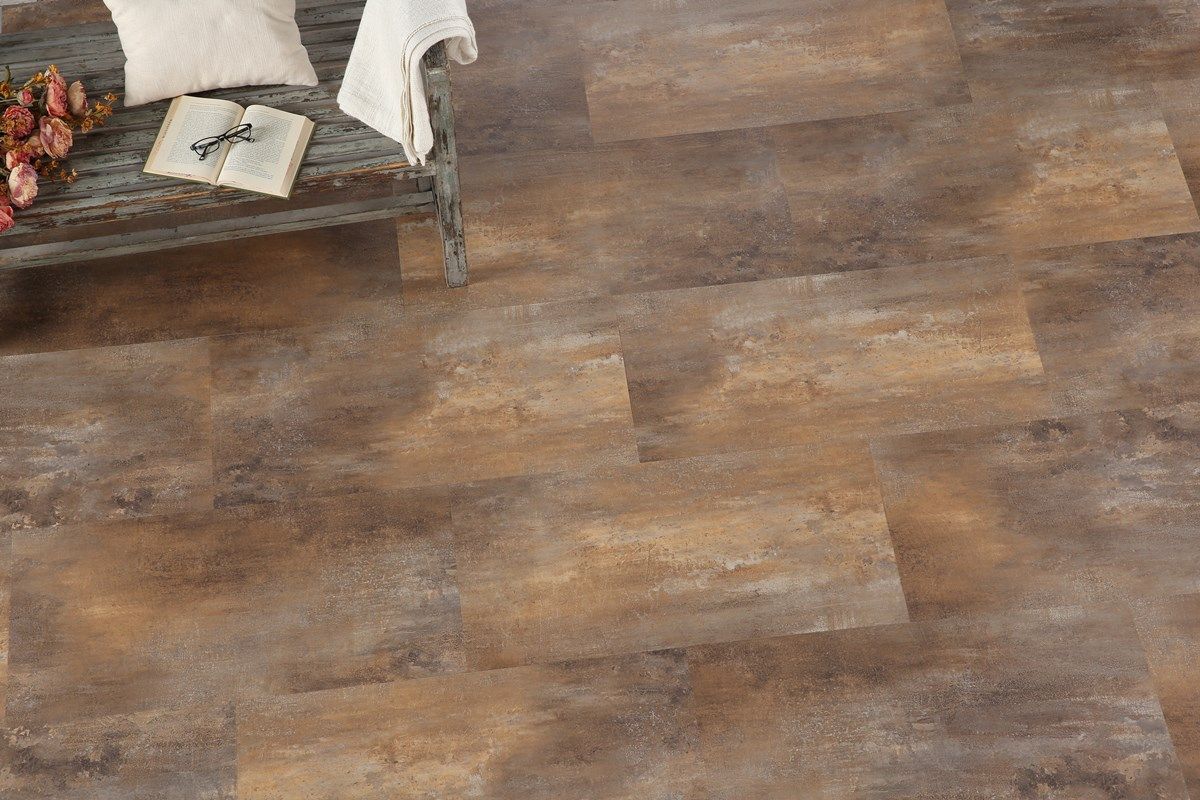 Green-Flor - Prime Inspiration 16368 - GT864 - Natural Slate Umber Brown - Dryback