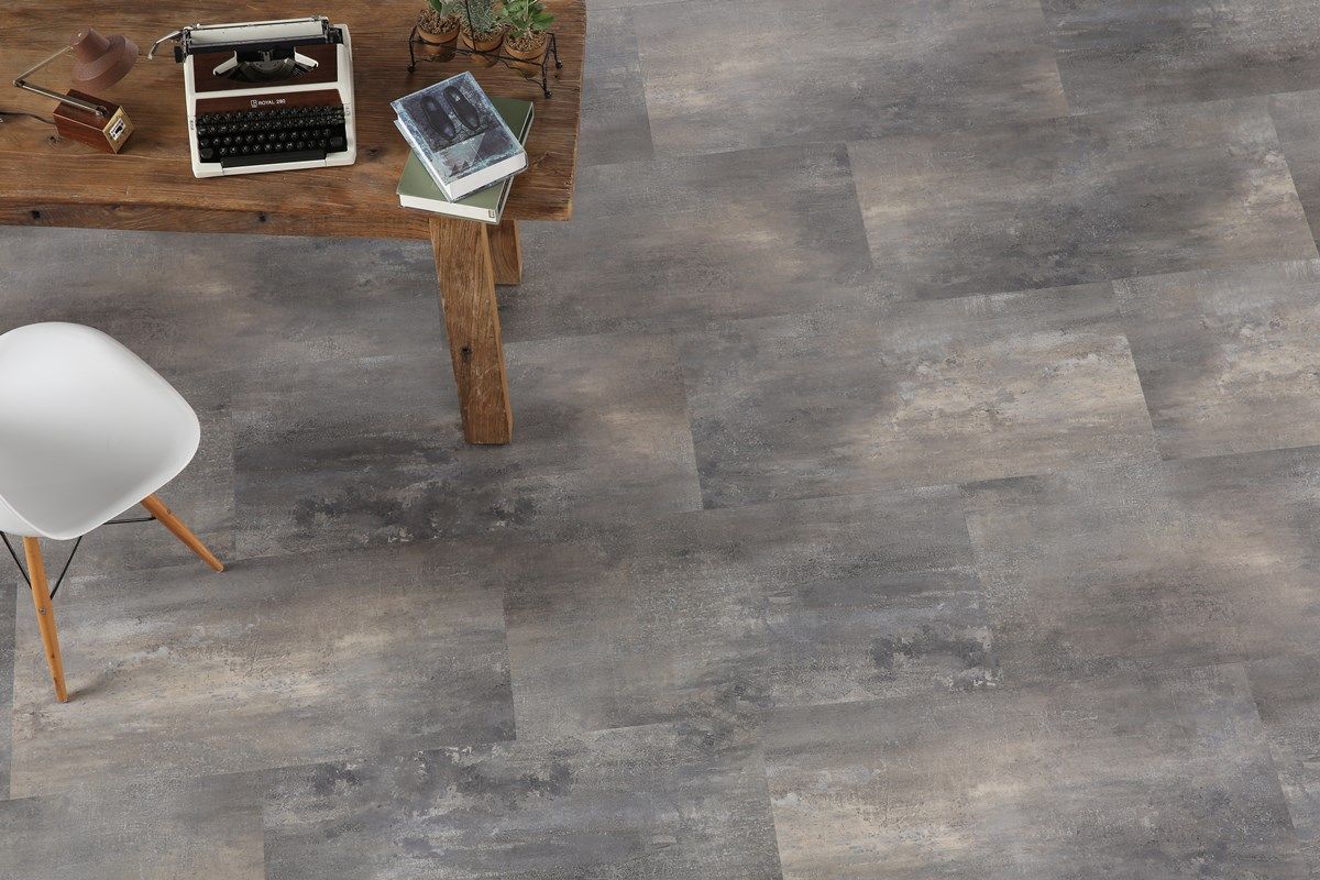 Green-Flor - Prime Inspiration 16368 - GT863 - Natural Slate Indium Grey - Dryback